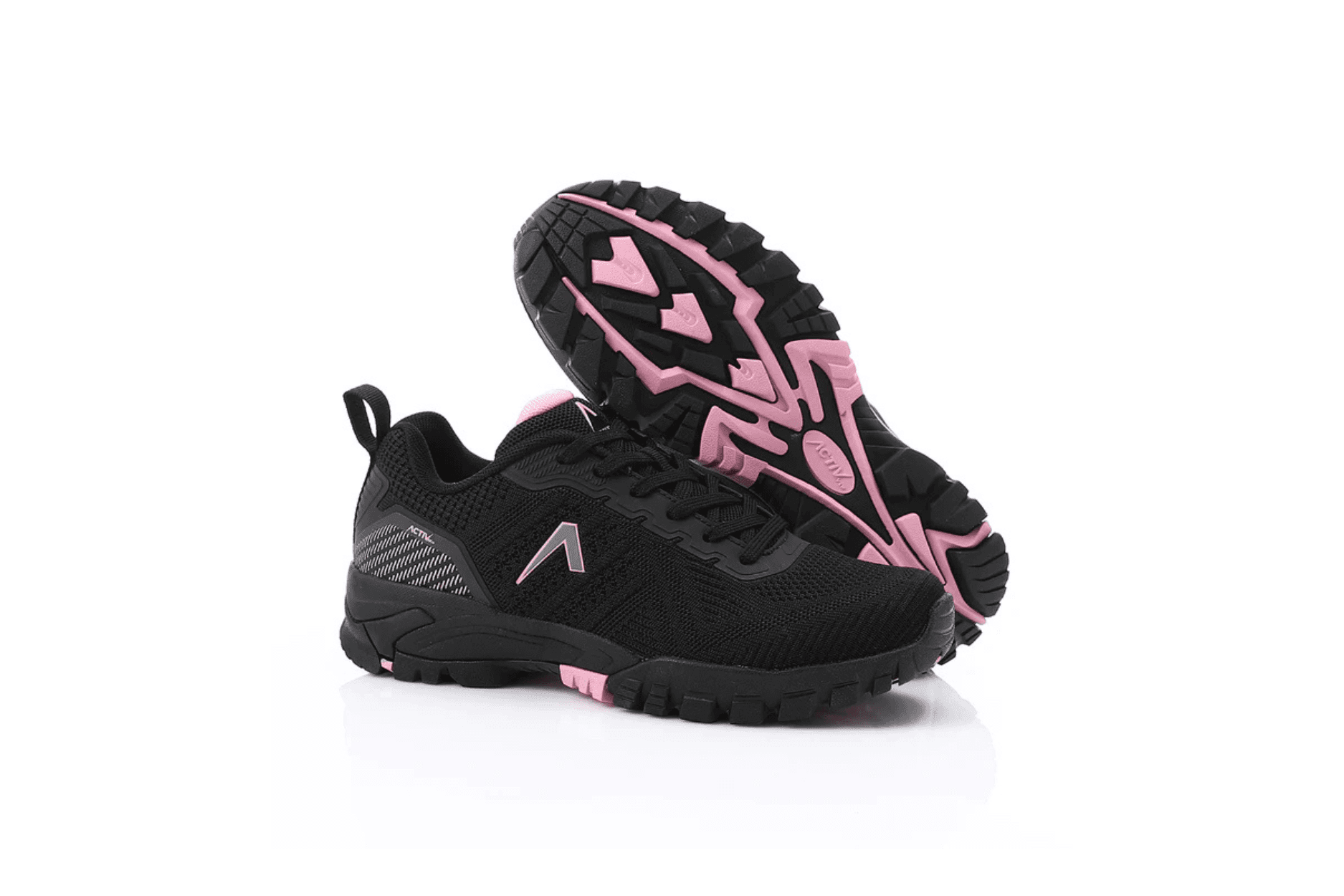 ACTIV TREK LITE – Women's Outdoor Shoes (Black & Pink)