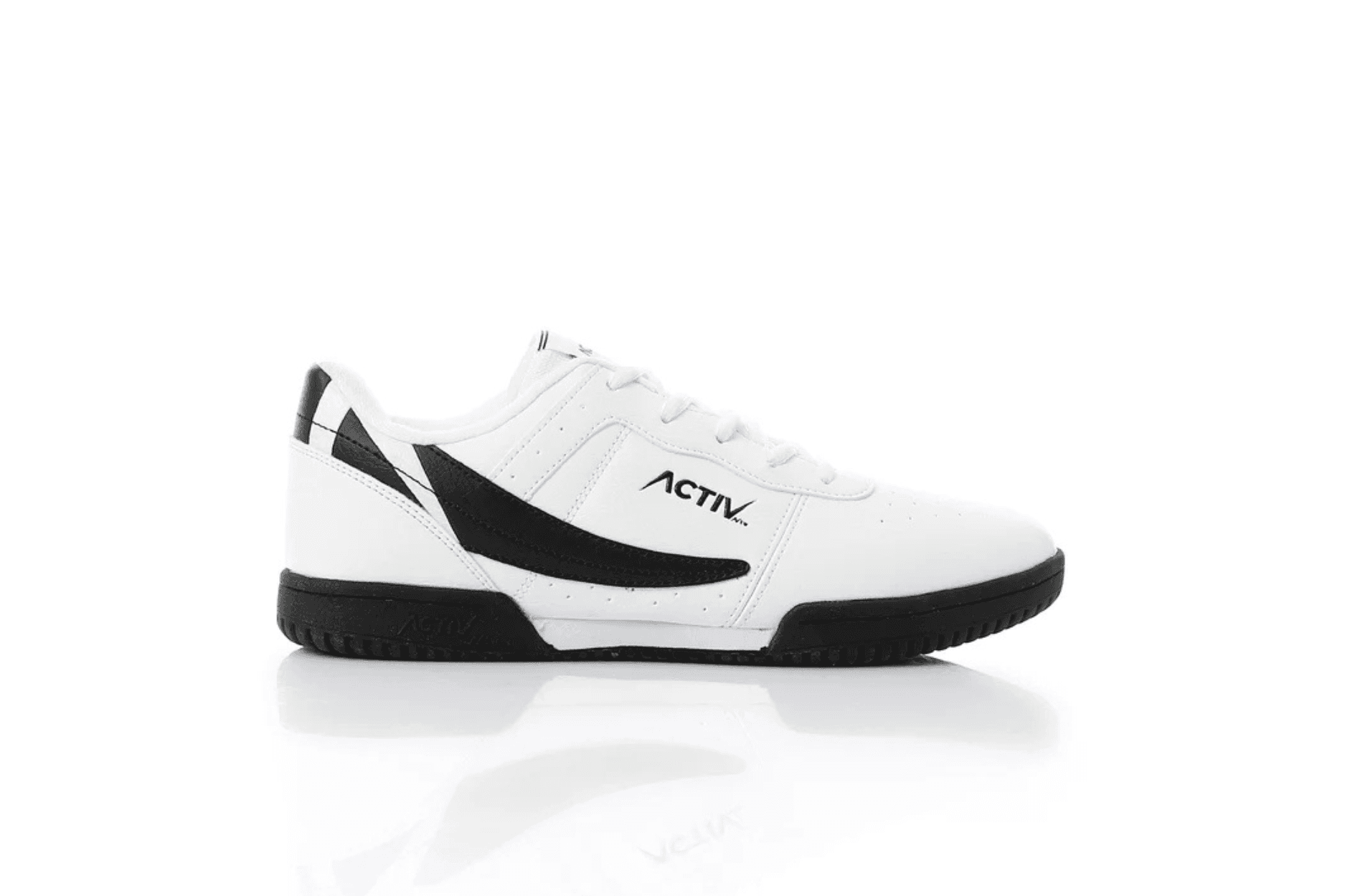 ACTIV Men's Performance Shoes – Black & White (hover)